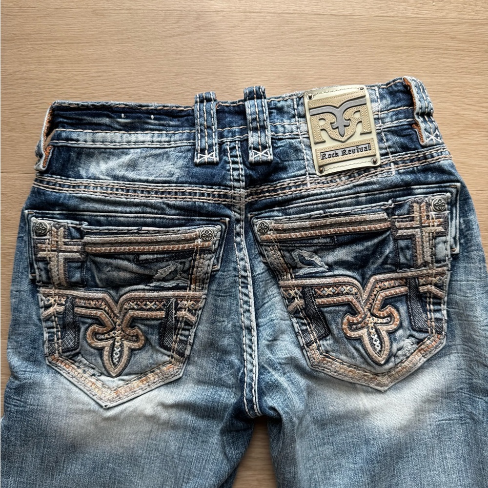 Rock Revival Mabry Straight Stretch Jean 30x30